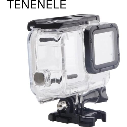 TENENELE Action Camera Accessories For GoPro Hero 6/5/7 Waterproof Housing Case For Go Pro Hero6 Hero5 Black Dive Underwater 40M