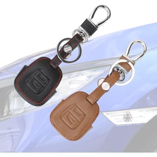 Auto Accessories 2 Button Leather Car Key Case for Opel CORSA ASTRA TIGRA VECTRA ZAFIRA Car Key Protect Bag