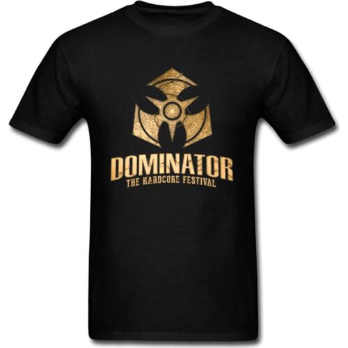 DOMINATOR The Hardcore Festival Game T Shirt Black Faddish Style Youth Cotton Tshirt Crew Neck Leisure Custom Tshirts For Men
