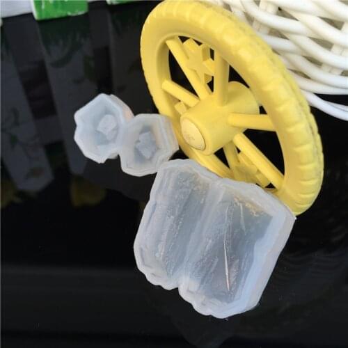 GLADZGT Liquid silicone mold DIY stone Mold resin jewelry pendant necklace pendant lanugo mold resin molds for jewelry
