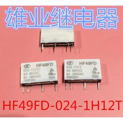 HF49FD 024-1H12 Relay 024-1H12T 24V