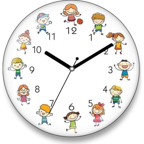 Good Ideas for Kids Room Bent Glass Wall clock Wall clock
