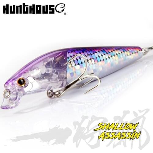 Hunthouse Minnow Fishing Lures 99mm 15g Minnow lure Tungsten weight system floating baits depth 0.1-0.3m