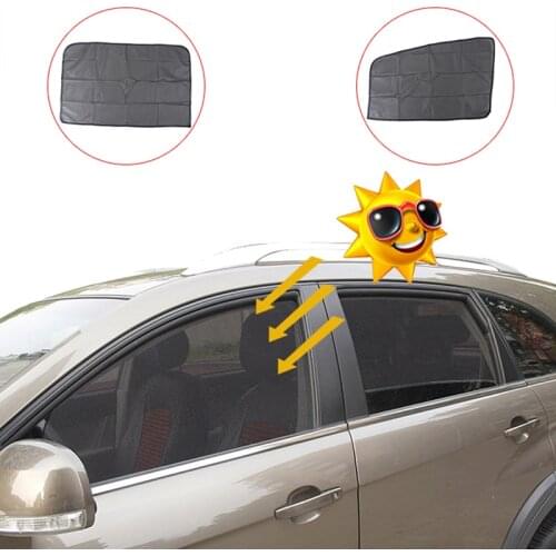 Summer Magnetic Car Sun Shade UV Protection Car Curtain Side Window Sunshade