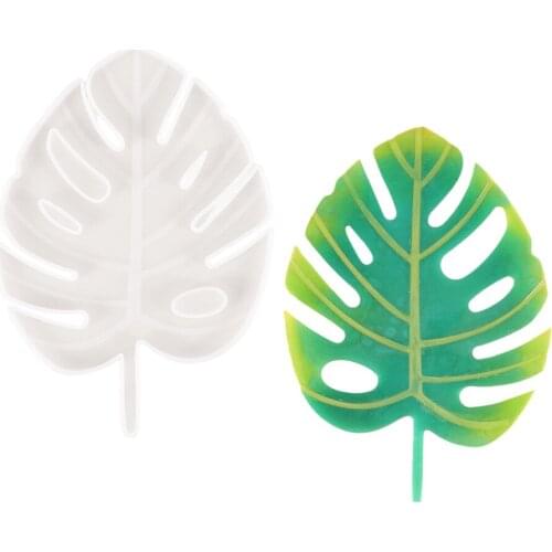 2020 New Maple Leaf DIY Silicone Mold Palm Epoxy Resin Molds Casting Coaster DIY Coasters Mould Handmade Jewelry Making Tool