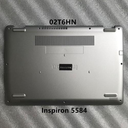 For dell inspiron 15 5584 lower cover bottom shell laptop D shell silver 02T6HN 2T6HN