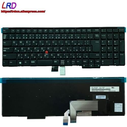 New Original JP Japanese Keyboard for Thinkpad L570 L540 L560 T540P W540 W541 T550 W550S T560 P50S E531 E540 Laptop 01AX682