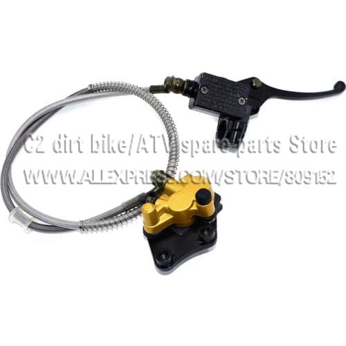 Dirt bike front brake Assembly pit bike CRF50 70 KLX 110 brake lever capiler spare parts