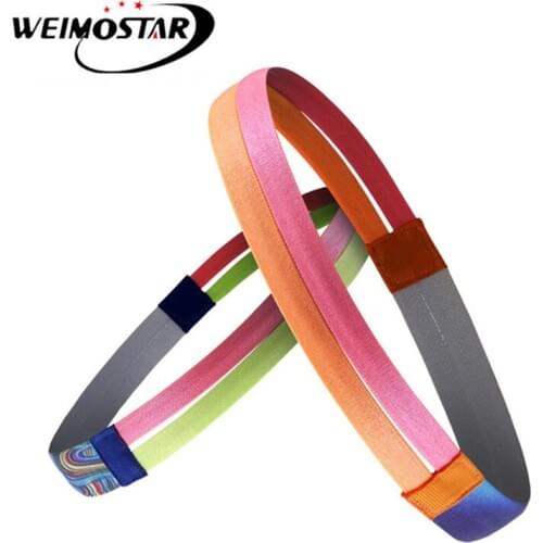 Unisex Polyester Outdoor Sports Running Head Warp Hair Band Riding Sport Yoga headbands Anti-slip Silicone Hair Accessories