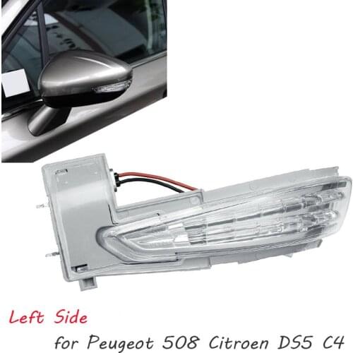 Car Wing Mirror Indicator light Left Side Repeater lamp For Peugeot 508 Citroen DS5 C4 6325J4