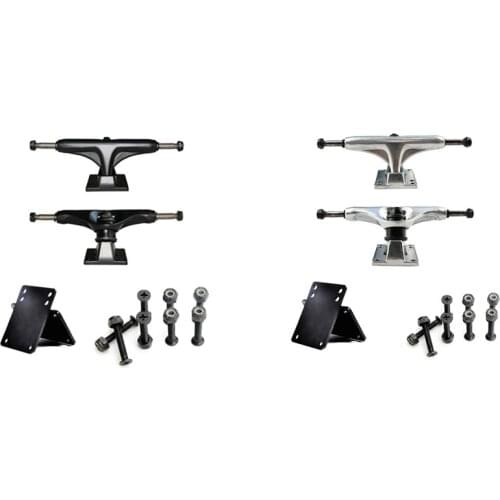 1 Pair 5 Inch Aluminium Unisex Universal Longboard Skateboard Parts Kickstand Bridge Skateboard Truck Bracket