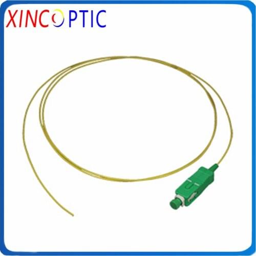 50Pcs/Lot,SM,G657A1,Simplex,0.9 mm,1.5M,PVC Jacket,White,SC/LC/ST/FC APC Fiber Optic Pigtail