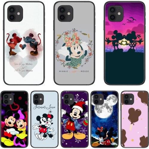 Phone Mobile Case TPU Disney Cute Minnie Mouse Style Phone Case cover For iphone 12 pro max 11 8 7 6 s XR PLUS X XS SE 2020 m