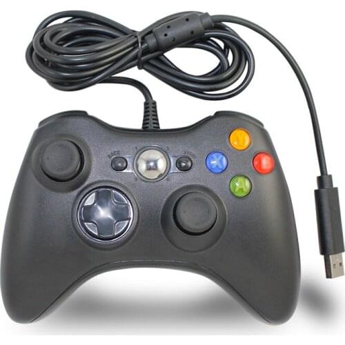 Gamepad For Xbox 360 Controller Wired Game Controller Joystick Gamepad with Duoble Vibration for Xbox 360 PC Gamers Joypad