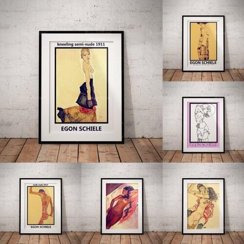 Egon Schiele Art-Nude Art Prints