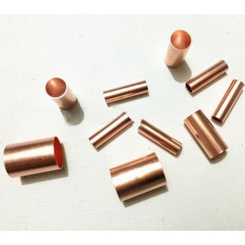 Inner Diameter 4.0 Terminal Block Copper Tube Cold-pressed Terminal Copper Tube Terminal Copper Connection Tube Copper Wiring Tu