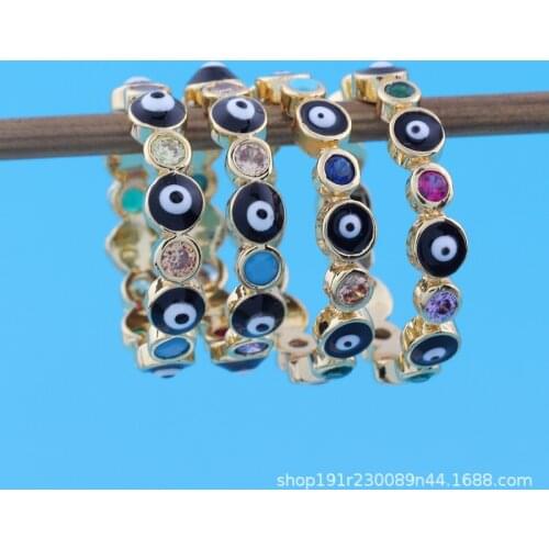 10 Pcs Eyes rings Jewelry eye ring Blue eyes simple ring tassel devils eye Emanel eyes ring Fashion jewelry rings
