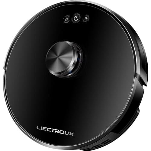 LIECTROUX XR500 Laser Robot Vacuum Cleaner,Wifi,Map Upload & Storage,Hand Drawing Virtual Blocker,Voice Guidance,Water Tank