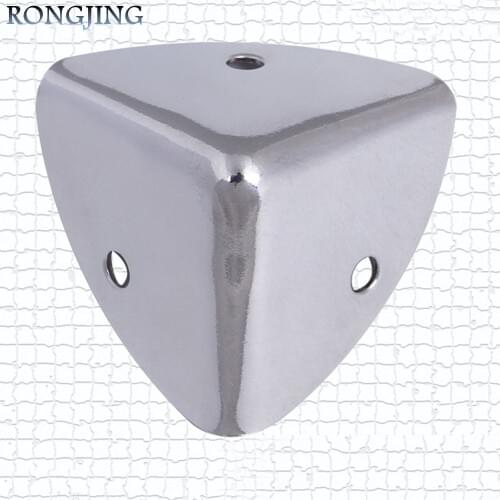 8pcs Furniture Hardware Iron Corner Bracket For Trunk / Wooden Box / Aviation Corner / Aluminum Bags Korean Corners Hemming