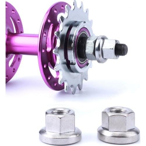 MTB Road Bike Steel Hubs Drum Screw Fixed Gear M9 M10 DIY Modified Accessory New