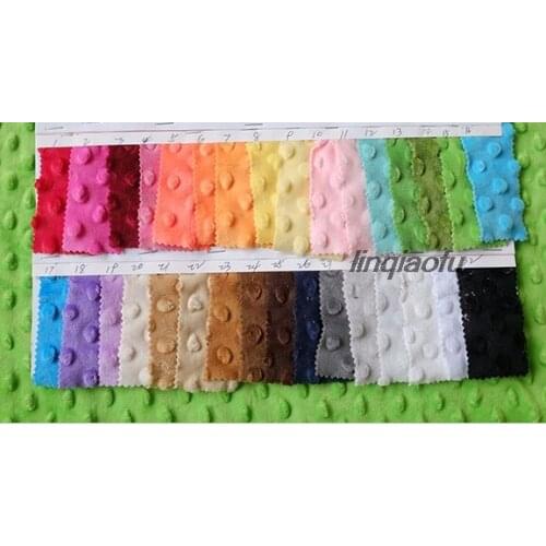 Pressed dot bubble crystal super soft short plush blanket fabric, high-end bubble velvet fabric