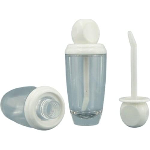 Empty 10ML Lip Gloss Containers Plastic White Cosmetic Lipgloss Liquid Lipstick Packaging Lip Gloss Tubes With Wand 10/30/50pcs