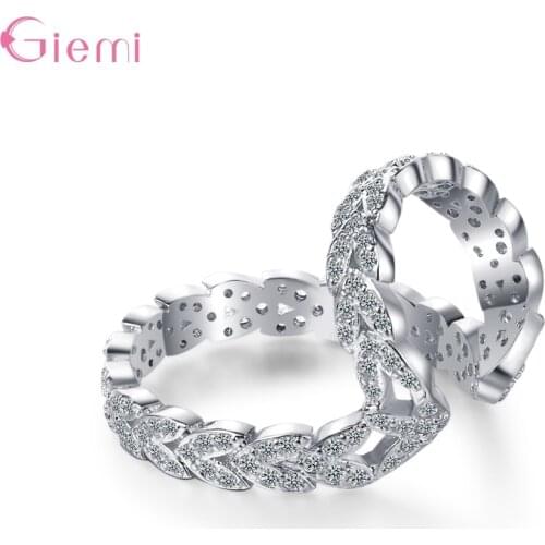 New Fashion 925 Sterling Silver Ear Cuff White AAA CZ Rhinestone Small Earcuffs Clip Earrings for Women None Piercing Jewelry