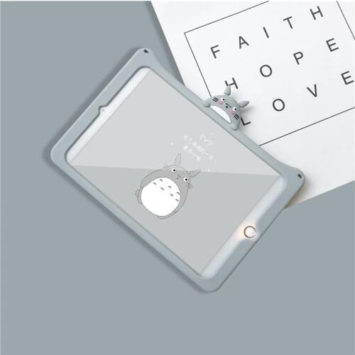 Gray Cartoon Cat iPad case For iPad AIR 2 3 10.5 7th 10.2 inch Case for iPad Pro 3 4 5 2017 2018 9.7 Mini 5 4 3 Cover Capa