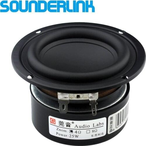 2 PCS LOT Sounderlink Audio Labs 3'' 25W subwoofer woofer bass speaker driver 3 inch 30W Full range