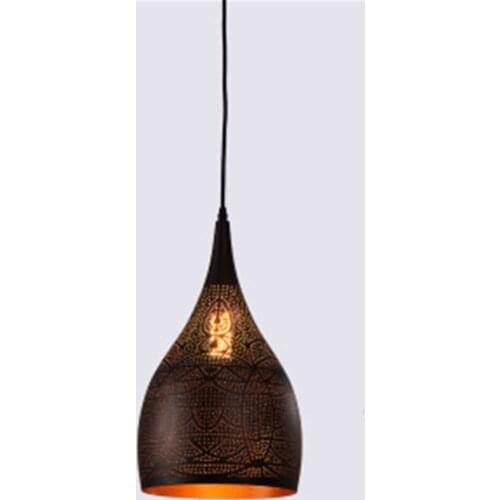 Modern E27 Pendan Lamp Arabian Style Pendan Light Iron Hang Lamp For Living Room Dining Room Bar Indoor Decoration Lighting