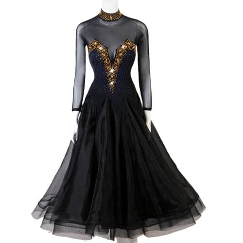 High-grade diamond ballroom waltz modern dance dress dance competition dresses standard ballroom dancing clothes tango dress
