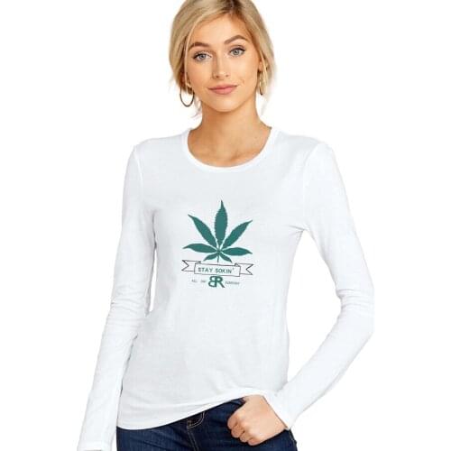 SXYTXE Women Basic Long Sleeve Crew Neck SOKIN Printed T-Shirt Casual Fitted Cotton Tops