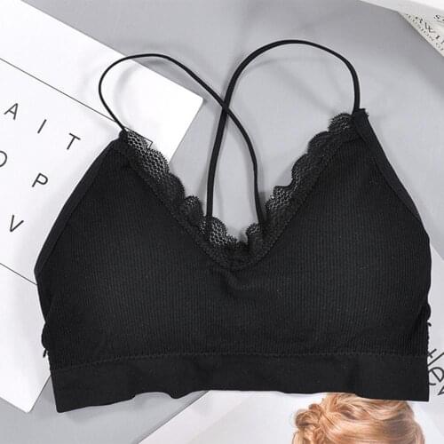 Women Bras Breathable Sports Bra Padded Bralette Cami Top Seamless Push Up Bra Yoga Gym Running Fitness Workout Sport Top Bra