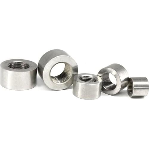 1pcs G1/8 G1/4 G3/8 G1/2 G3/4 G1 G1-1/4 G1-1/2 G2 Stainless steel 304 Inner wire welding seat Plug nut Oil Drain Plug Thread Nut