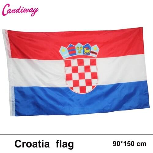 3X5 CROATIA FLAG CROATIAN NEW EUROPE EU BANNER NEW Hanging Office/Activity/parade/Festival/Home Decoration fashion