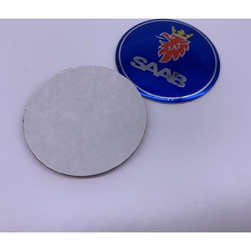 4Pcs Car Styling Wheel Center Cover Hub Cap Stickers Badge Decoration For SAAB 9-3 9-5 93 900 9000 Emblem Decal Auto Accessories