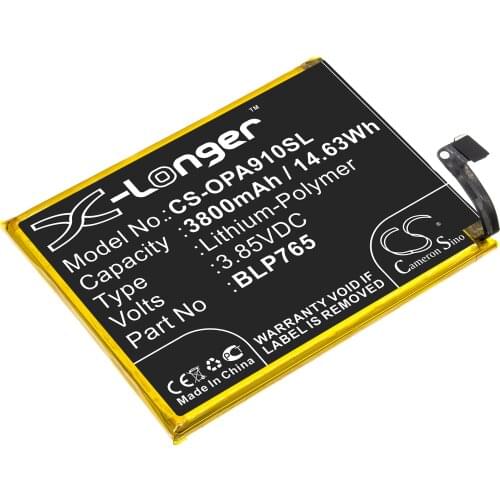 CS 3930mAh / 15.13Wh battery for OPPO A91, CPH2001, F15 2020, PCPM00 BLP765