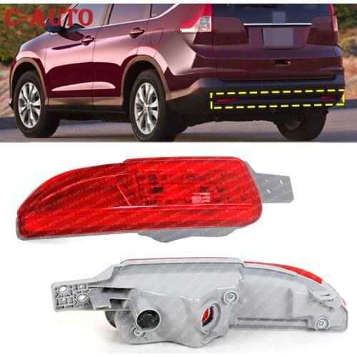 Car Left Right Rear Garnish Reflector Fog Lamp Light Bumper Foglight For Honda CRV RM1/2/3/4 2012 2013 2014 34550-T0A-H01