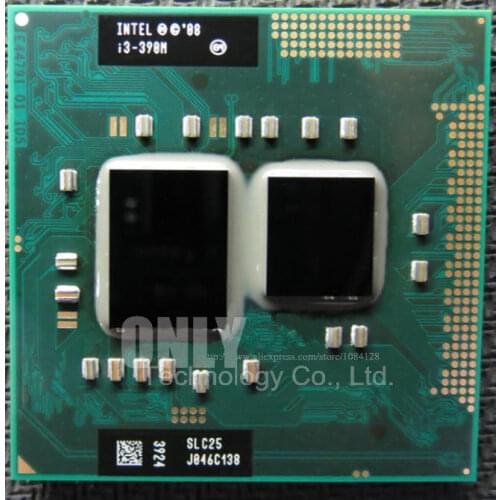 Free shipping Laptop CPU i3-390M 3M Cache, 2.66GHz, i3 390M , SLC25 scrattered PGA988