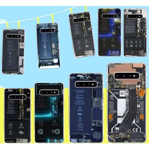 Motherboard Circuit Board Phone Case for Samsung S9 plus S5 S6 S7 edge S8 S10 plus