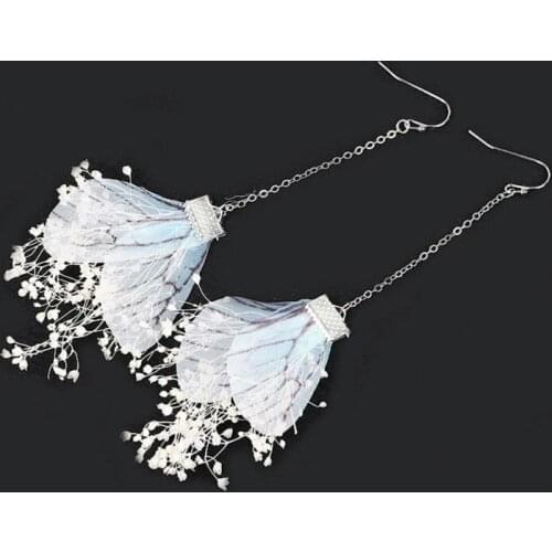 40Pcs Mixed Fashion Butterfly Wing Dragonfly Cicada Wing Jewelry Making Charms Earring Pendants Findings DIY Art Crafts E56A