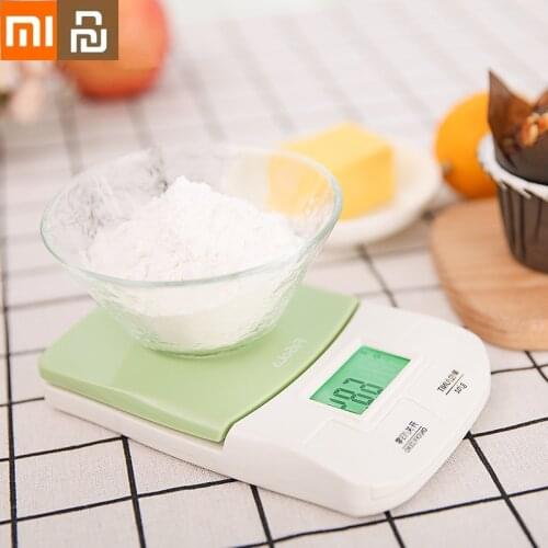 XIAOMI YOUPIN 3Kg/1g Digital Kitchen Scales LCD Backlight Display Electronic Food Weight Balance Scales For Kitchen Cooking