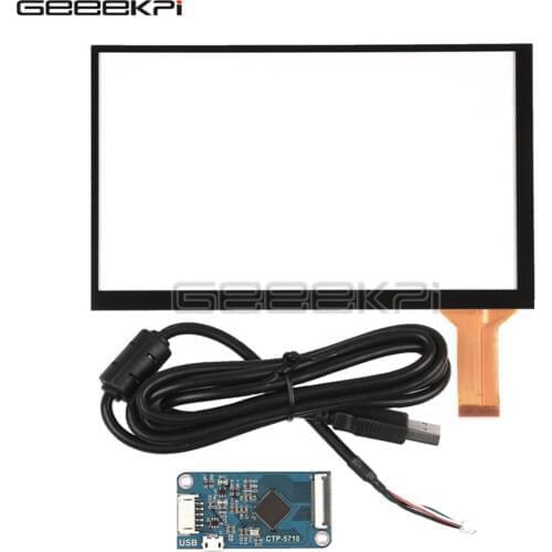 GeeekPi Original 7 inch Capacitive Touch Digitizer Screen Panel Glass Sensor Kit for CTP-571 Raspberry Pi 4 B All Platform / PC