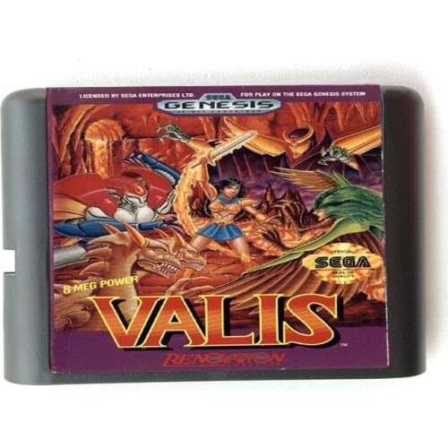 Valis 16 bit MD Memory Card for Sega Mega Drive 2 for SEGA Genesis Megadrive