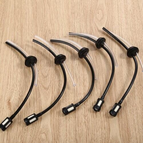 5pcs 4 Stroke Brush Cutter Fuel Pipe Assy Fuel Hose Oil Pipe Tank Fuel Filter Chainsaw Grass Trimmer Brush Cutter Trimmer Parts