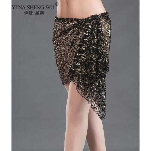 Fashion Hip Scarf New Style Belly Dance Costumes Sequins Bellydancing Belt Waist Chain Shawl Warps Belts Women Accessories New