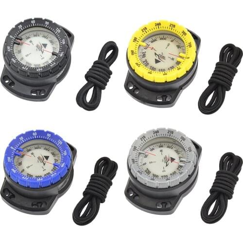 Outdoor Camping Compass Watch Waterproof Compass Luminous Adjustable Dial Watch Diving Scuba Underwater Compass