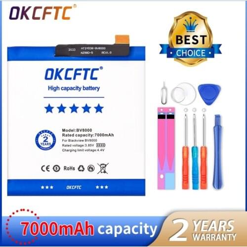 OKCFTC Batteries For Blackview BV8000 Pro Phones