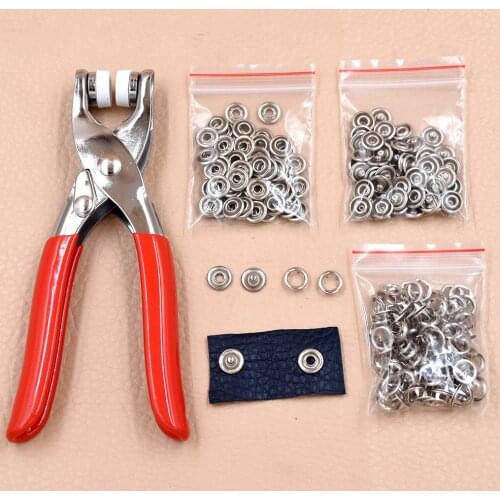 Pliers + 50 sets of brass snaps.rivet.Childrens clothing buttons. Metal buttons.9.5MM Hollow five-claw buckle
