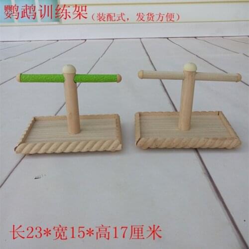 Portable Parrot Perches Birdcage Decor Weight Scale Stand Parakeets Playground Window T Perch Fits for Concures Cockatiel Finch